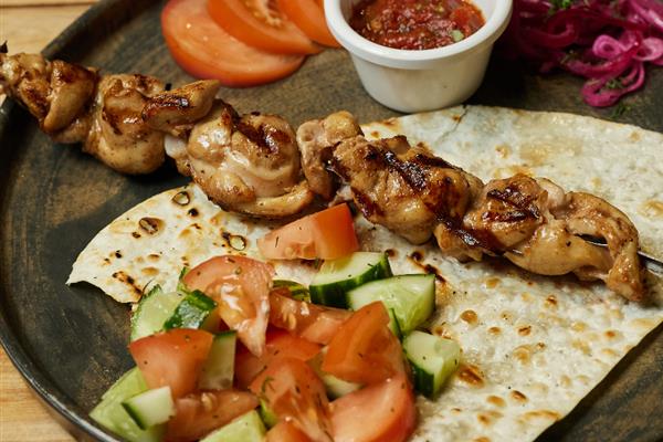 Шашлык из куриного филе