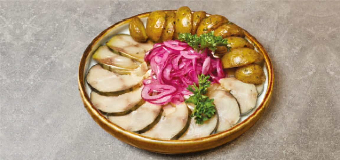 Классическая скумбрия с картофелем